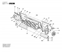 Allett F 016 800 064 - 10 Blade 17\" Cassette Spare Parts